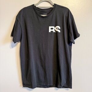 Black Scale RS Logo Black Graphic T Shirt Mens Large Streetwear